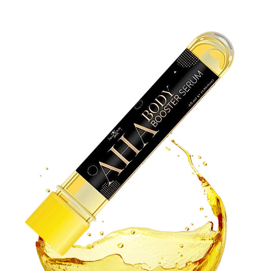 Precious Skin AHA Body Booster Serum 45ml FDA registered concentrated exfoliating formula showing smooth radiant body skin for wholesale