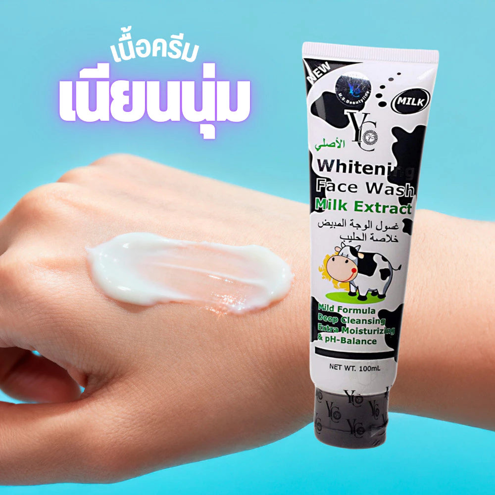 YC Whitening Face Wash | Brightening Facial Foam Thai