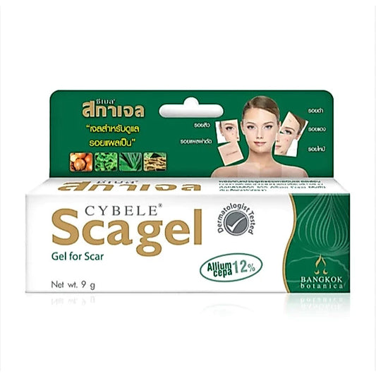 Provamed Scar Silicone Gel tube packaging Thailand medical-grade scar treatment for surgery burns accidents