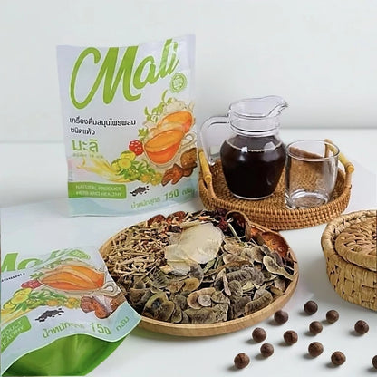 Thai FDA registered Malee Jasmine Herbal Tea 100% natural organic traditional Thai herbal digestive support bowel movement detox
