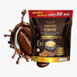 Woman enjoying Jamsai Cordyceps Coffee for sustained energy mental focus wellness