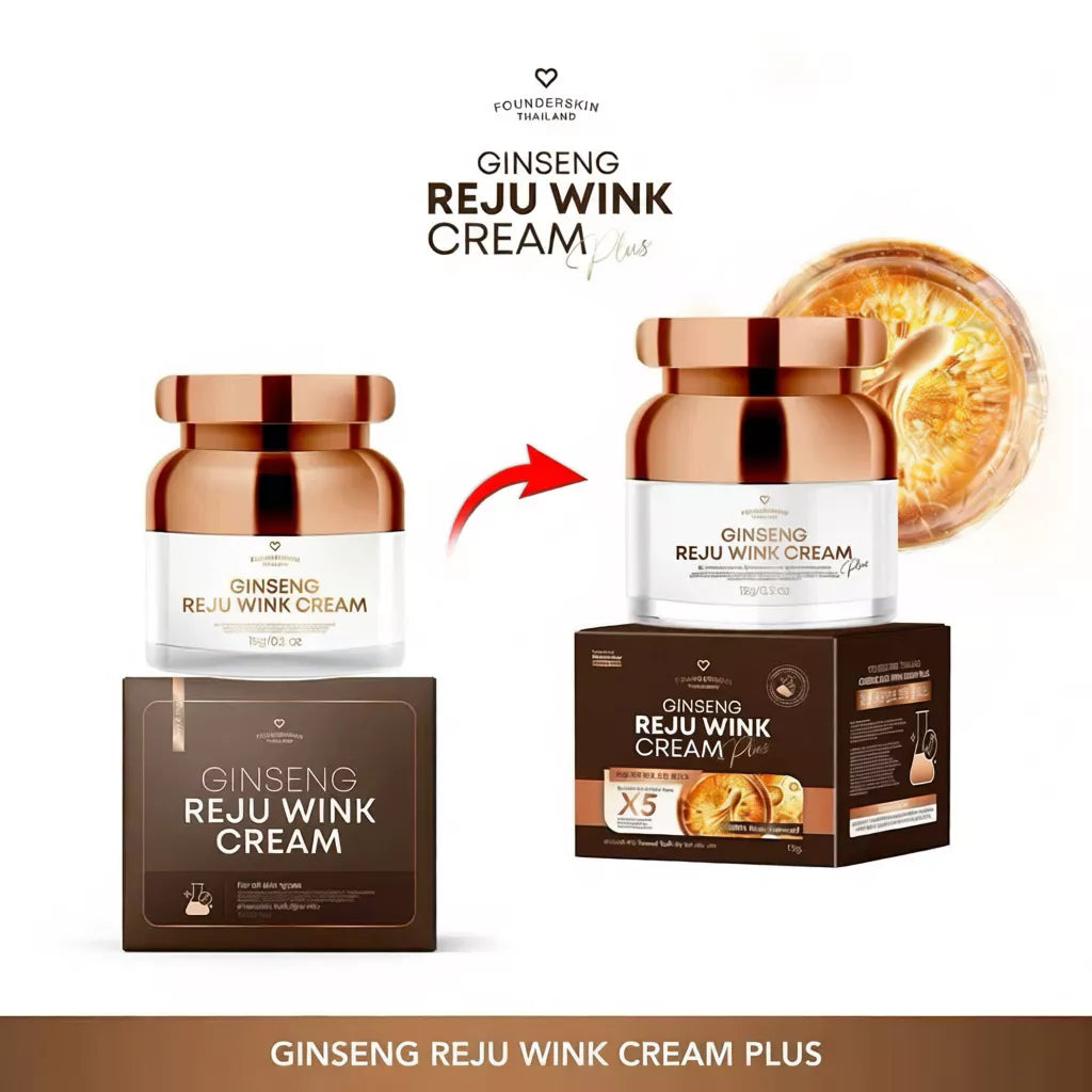 Thai FDA registered Founder Skin Reju-Ginseng Cream 14-1-6800013453 dermatologist-tested suitable for sensitive acne-prone skin