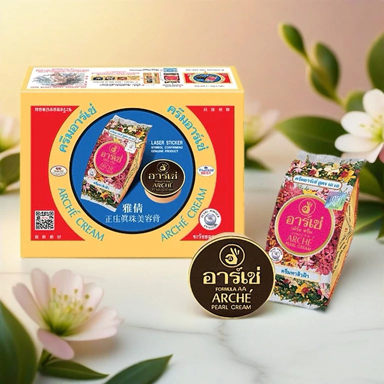 Thai FDA registered Arche Pearl Cream for acne blemishes post-acne marks sensitive skin 3g x24 pack