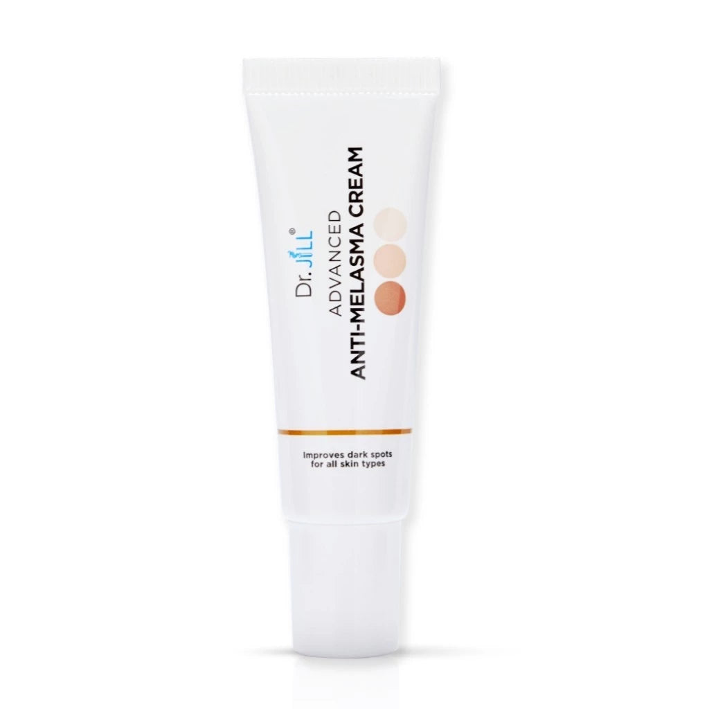 Dr.JiLL Advanced Anti-Melasma Cream 15ml tube packaging Thailand brightening facial cream with Gatuline Spot-Light extract France