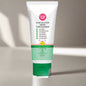 Woman lathering Cathy Doll Serum Foam Cleanser on face showing foam-to-serum transformation for deep cleansing and oil control
