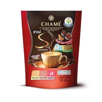 Chame Sye Coffee sachet close-up Arabica coffee L-carnitine collagen formula