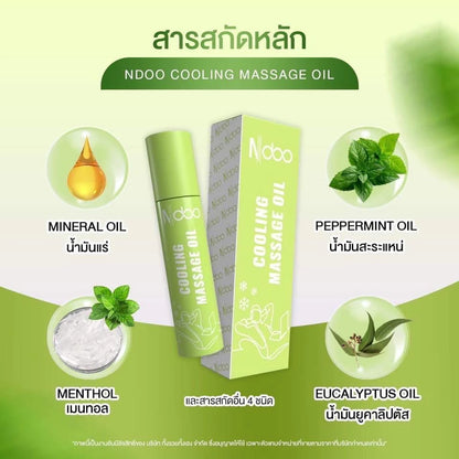 Ndoo Migraine Relief Roll-on 10ml – Ayurvedic Cooling Headache & Sleep-Relax Roll-on (Green & Purple)
