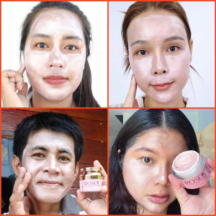 Rose Gold White Redaince Firming overnight mask 