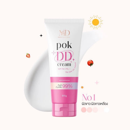 Thai FDA registered Pok DD Cream authentic premium body sun care sweat-proof and hair-friendly