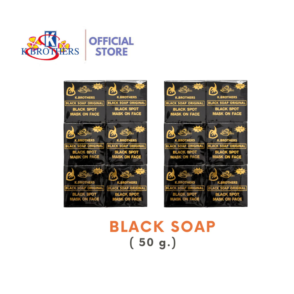 K Brothers Black Soap texture close-up plantain ash coconut oil shea butter formula