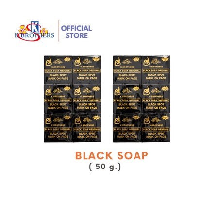 K Brothers Black Soap texture close-up plantain ash coconut oil shea butter formula