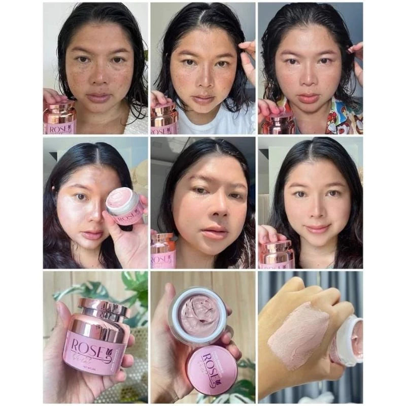 Rose Gold White Redaince Firming overnight mask 