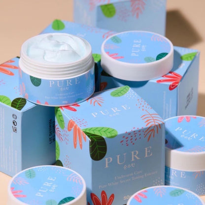 Thai FDA registered PURE Underarm Treatment Smooth dermatologist-tested safe for teens pregnancy sensitive skin