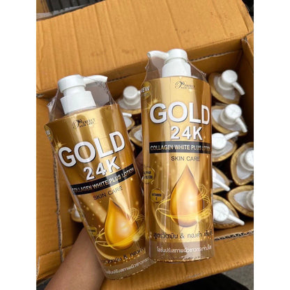 Gold 24K Body Lotion Collagen White Plus Lotion 500 ML