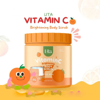 Lita Vitamin C Scrub – Stretch Mark & Dark Spot Exfoliating Body Treatment