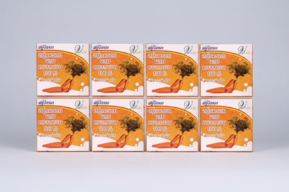 Vipada 100% Carrot Soap with Collagen 65g – Acne Care & Brightening Bar Soap