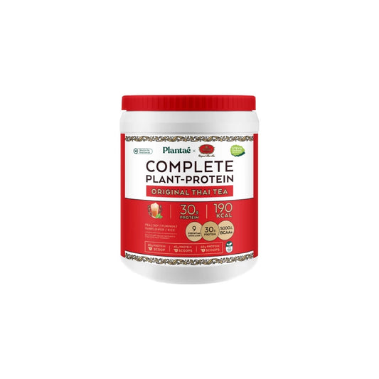 Plantae x Chatramue Complete Plant Protein Original Thai Tea Flavor 800g jar packaging Thailand vegan protein powder