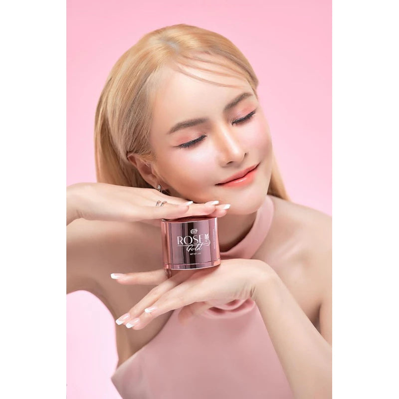 Rose Gold White Redaince Firming overnight mask 