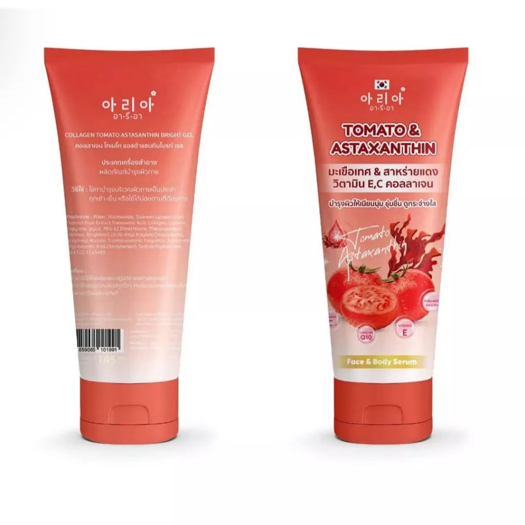 ARIA COLLAGEN TOMATO ASTAXANTHIN FACE AND BODY SERUM 185ML
