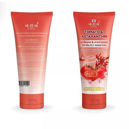 ARIA COLLAGEN TOMATO ASTAXANTHIN FACE AND BODY SERUM 185ML