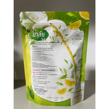 Mali Herbal Tea 150g pouch packaging Thailand digestive support detox herbal tea