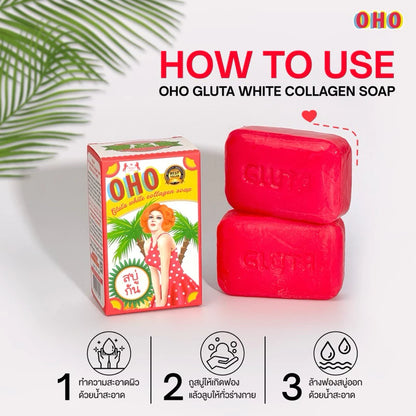 OHO GLUTA WHITE COLLAGEN SOAP