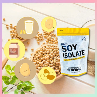 Thai FDA registered MS Soy Protein Isolate natural chocolate flavors dairy-free muscle recovery