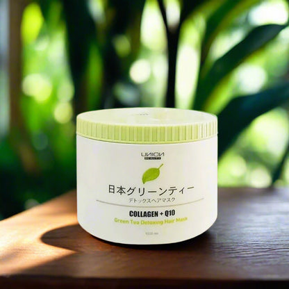 Green Tea Detoxing Hair Mask COLLAGEN + Q10