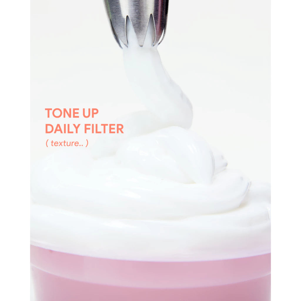 Chubby Daily Filter Tone Up 100g packaging Thailand instant brightening body cream with Niacinamide and seaweed extract