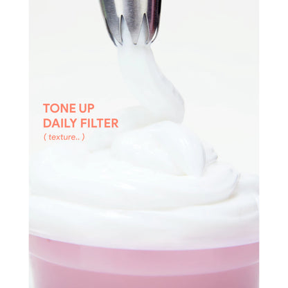 Chubby Daily Filter Tone Up 100g packaging Thailand instant brightening body cream with Niacinamide and seaweed extract