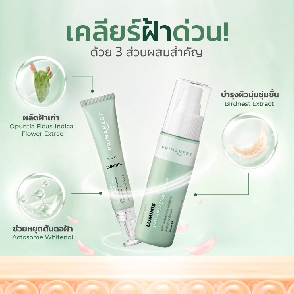 PrimaNest Birdnest Luminis Anti-Melasma Set