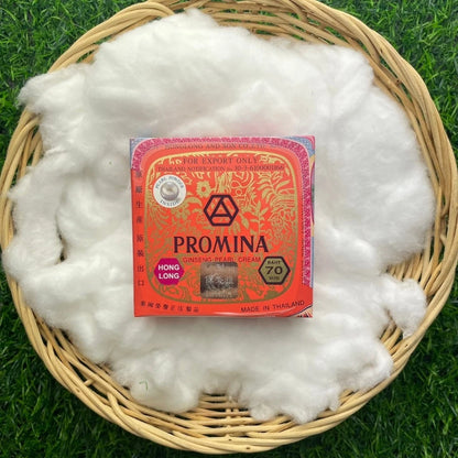 Promina Super White Ginseng Pearl Cream 11g jar packaging Thailand brightening facial moisturizer with ginseng pearl powder snow lotus