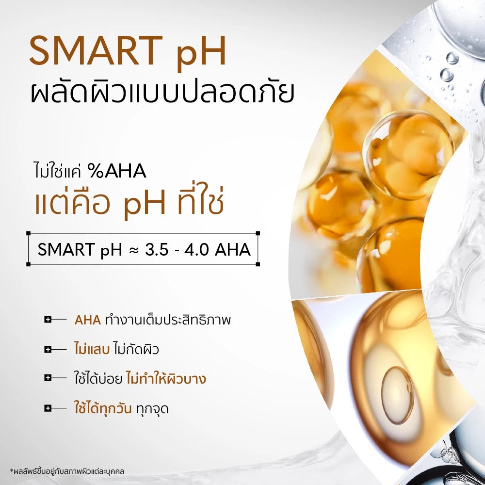 Gravich Glyco Lactic Double AHA Exfoliating Toner 315ml bottle packaging Thailand exfoliating facial body toner with Glycolic Acid Lactic Acid Witch Hazel