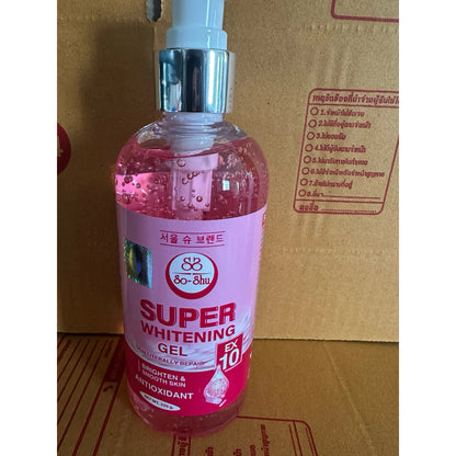 Seoul Shu Whitening Glassy Ex Lotion 250ml bottle packaging Thailand niacinamide glass skin body lotion