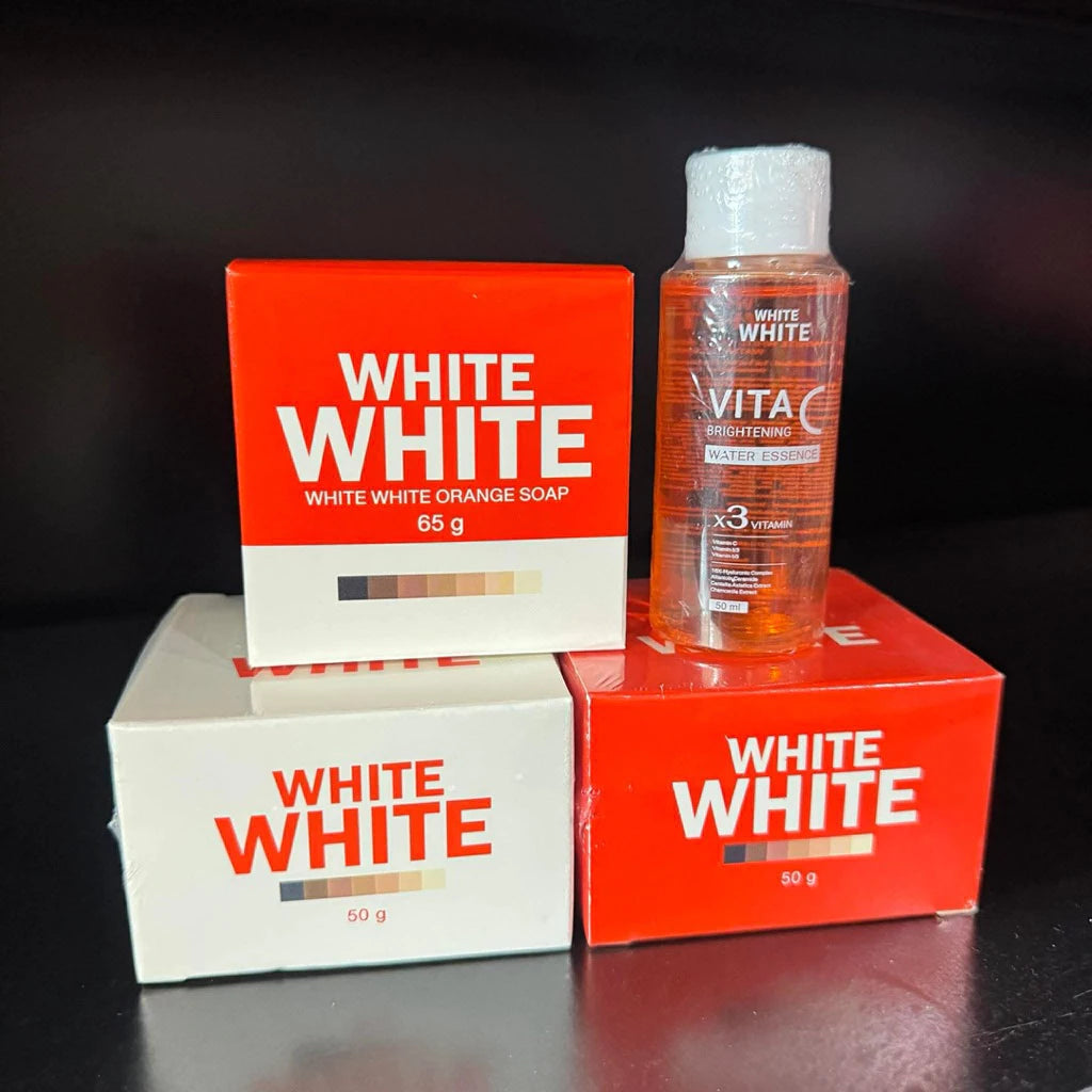 Thai FDA registered White White Booster Cream Set for dark spots uneven tone dullness value pack