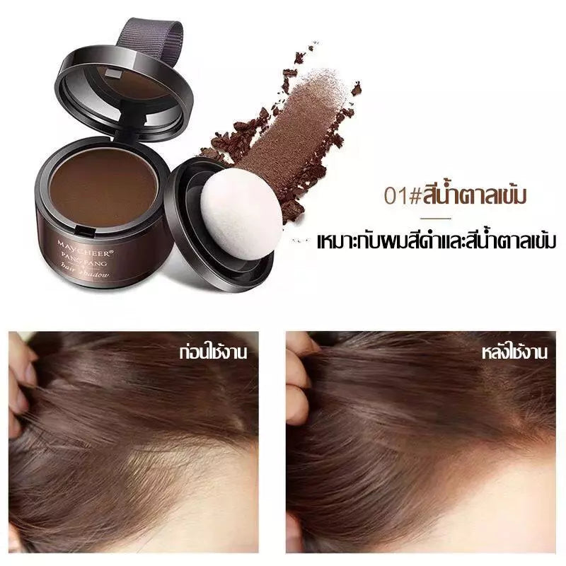 LUMINEE Hairline Powder texture close-up micro-milled cosmetic pigment with soft-touch sponge applicator