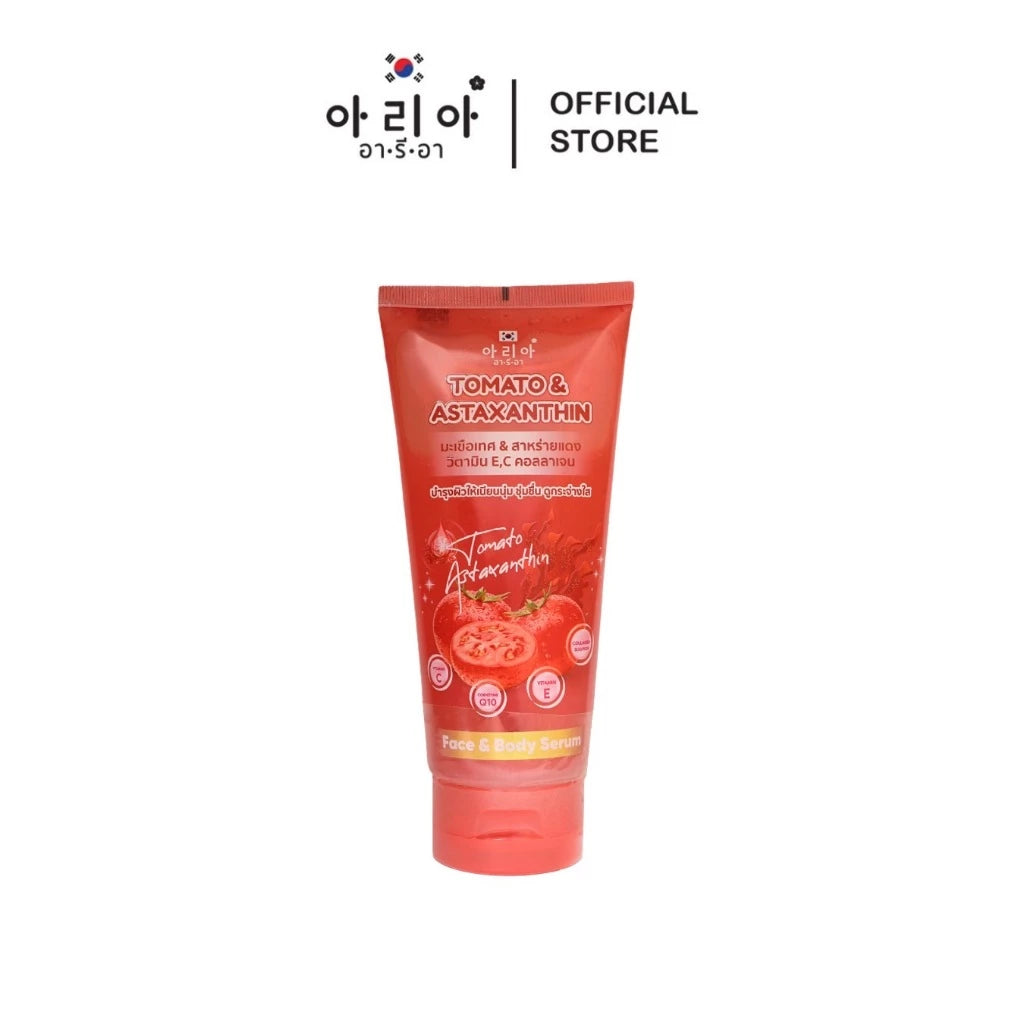 ARIA COLLAGEN TOMATO ASTAXANTHIN FACE AND BODY SERUM 185ML