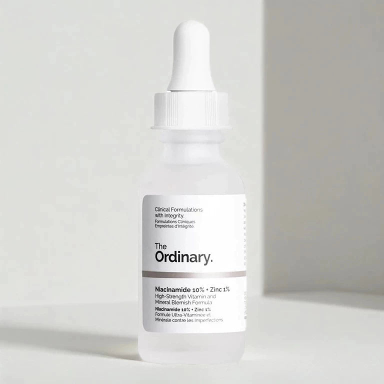 The Ordinary Niacinamide 10% Zinc 1% Serum bottle packaging Thailand water-based balancing facial serum for blemish prone skin