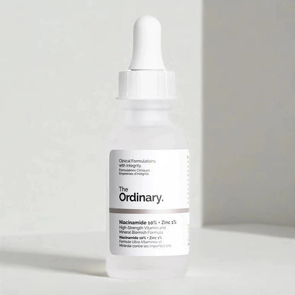 The Ordinary Niacinamide 10% Zinc 1% Serum bottle packaging Thailand water-based balancing facial serum for blemish prone skin