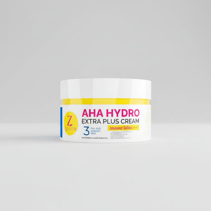 ZQUEEN AHA Hydro Extra Plus Cream Formula 3 100g jar high strength AHA brightening body cream with niacinamide and alpha arbutin