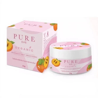 PURE Underarm Treatment Smooth 50ml bottle packaging Thailand gentle brightening underarm care for fresh confident skin