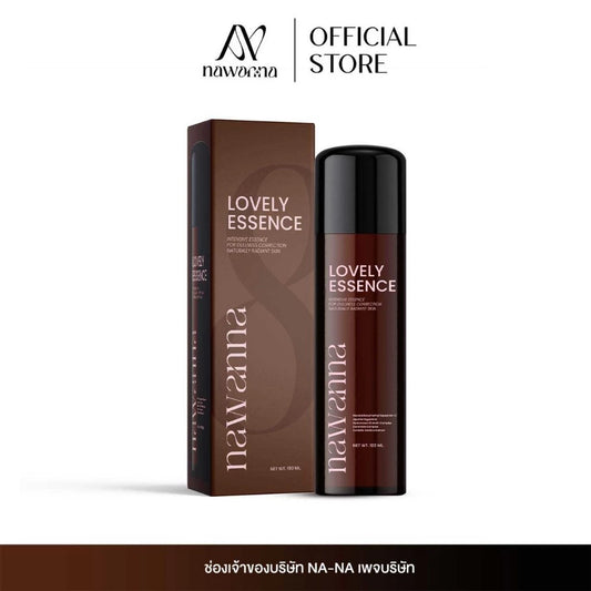 NAWANNA Lovely Essence 100ml bottle packaging Thailand brightening facial essence with Astaxanthin and Collagen