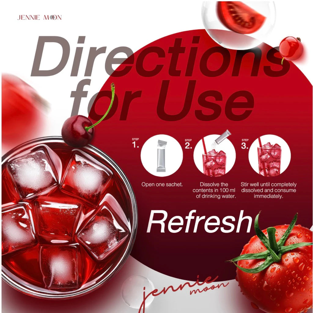 Jennie Moon Gluta Glow Lyco Blink packaging Thailand glutathione lycopene beauty supplement