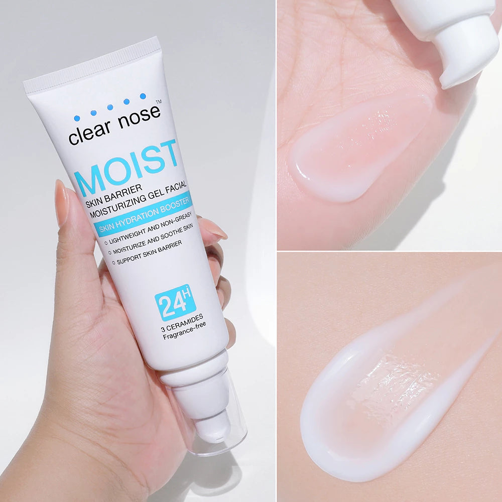 Clear Nose Moist Skin Barrier Moisturizing Gel Facial 120ml tube packaging Thailand hydrating barrier-repair gel with ceramides niacinamide hyaluronic acid