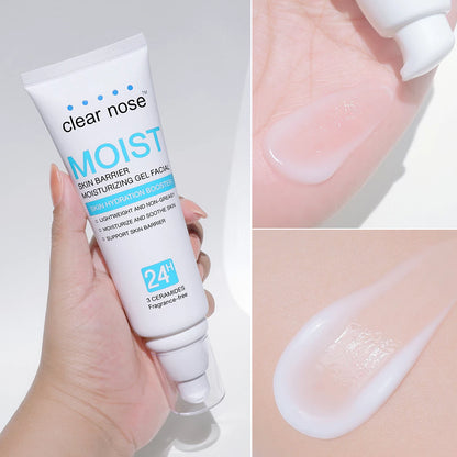 Clear Nose Moist Skin Barrier Moisturizing Gel Facial 120ml tube packaging Thailand hydrating barrier-repair gel with ceramides niacinamide hyaluronic acid