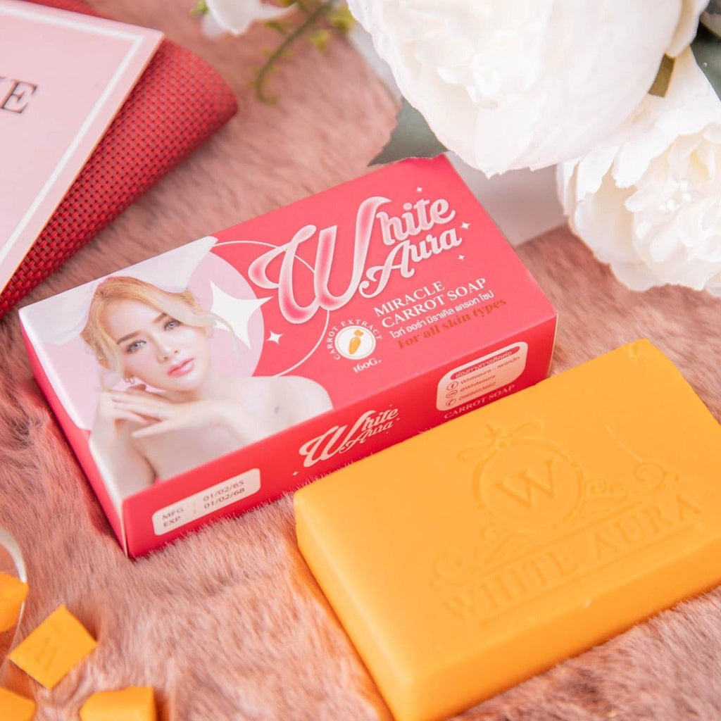 WHITE AURA MIRACLE CARROT SOAP 160 G